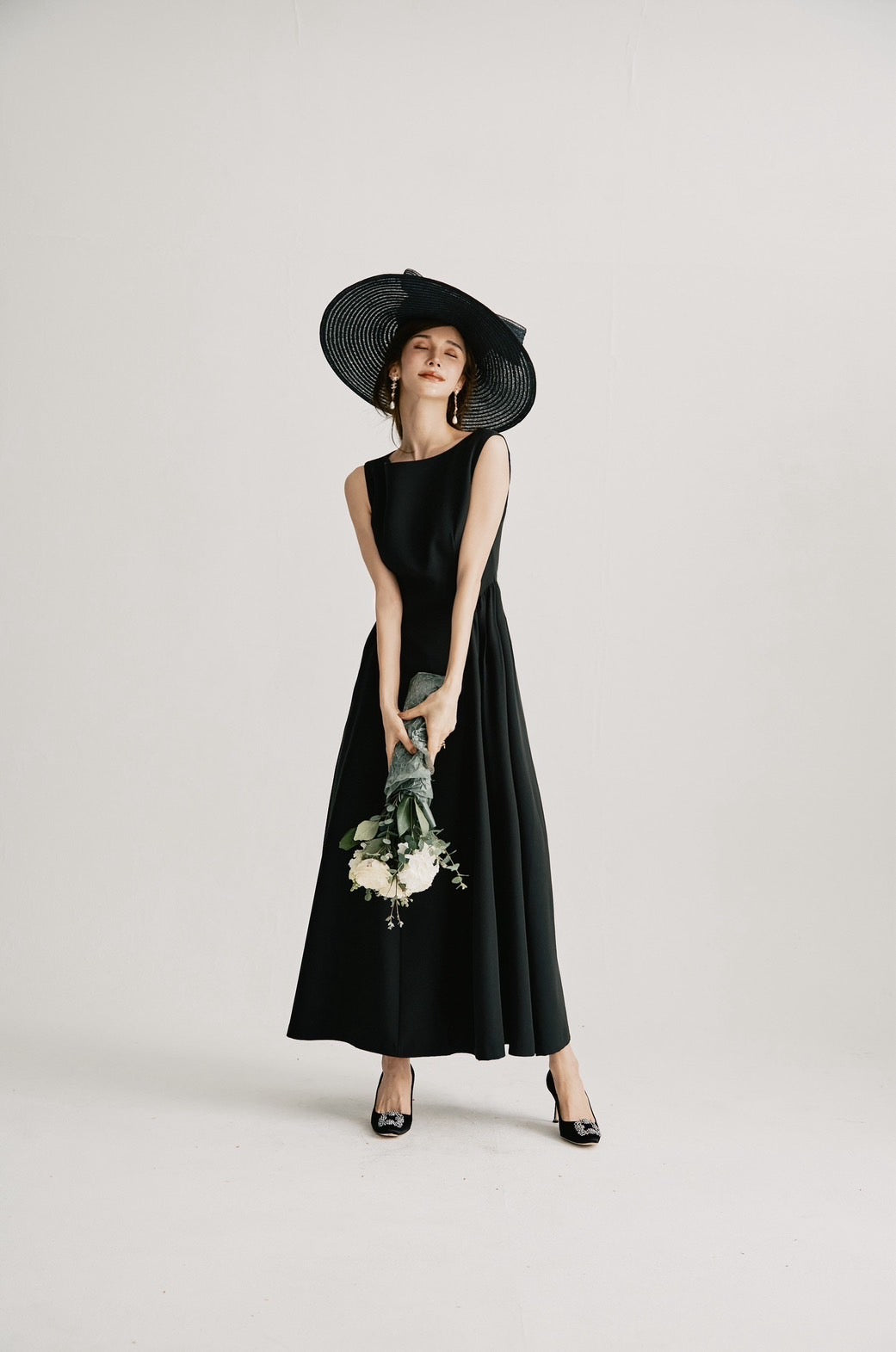 【即日発送】Waist mark one-piece