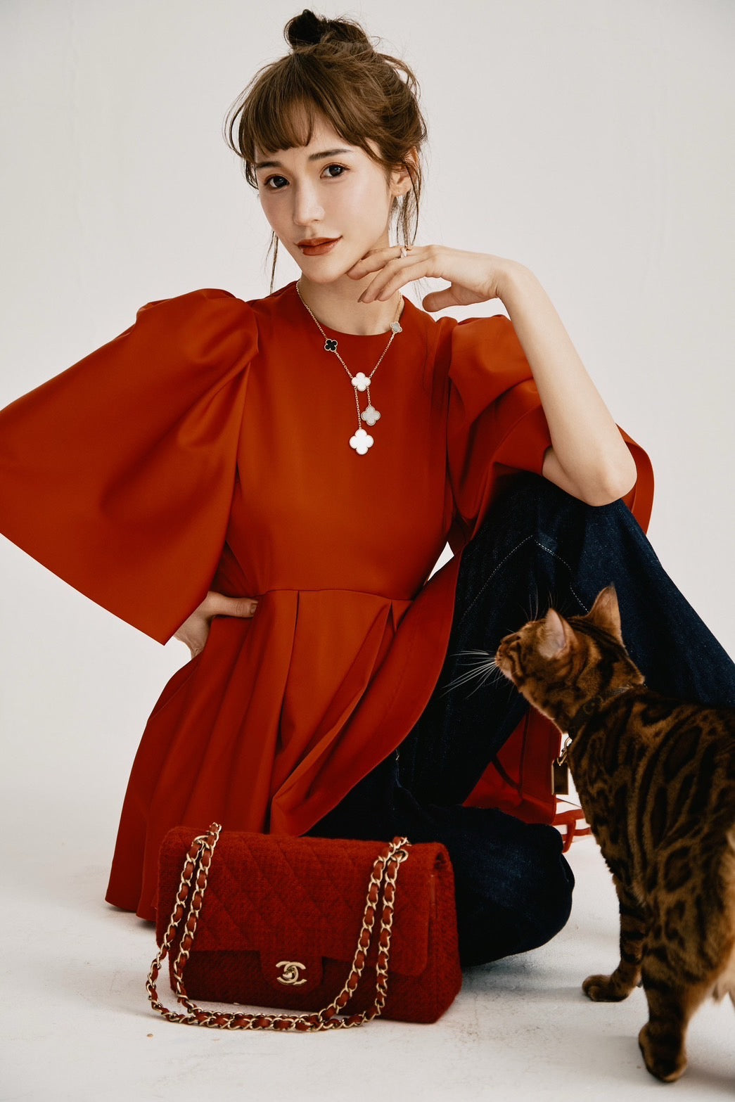 【即日発送】Style Up Blouse