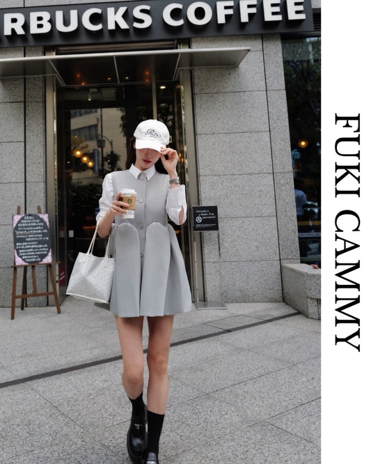 【５月中旬発送】Sleeveless Balloon Peplum Top