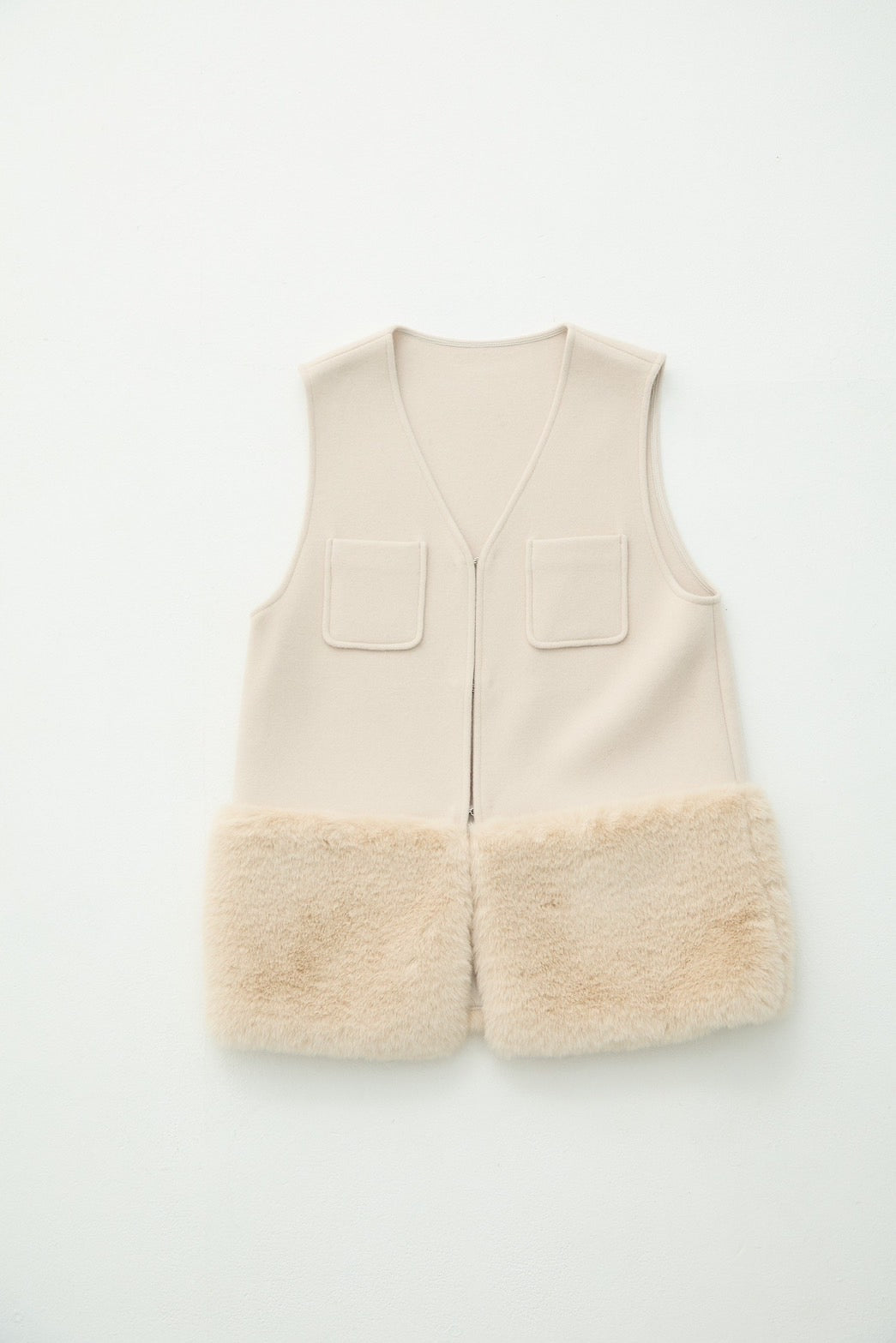 【即日発送】Eco fur vest