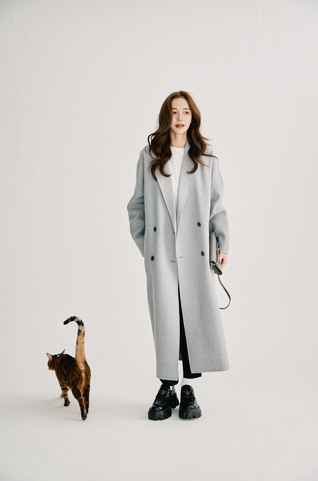 【即日発送】Double-face long coat